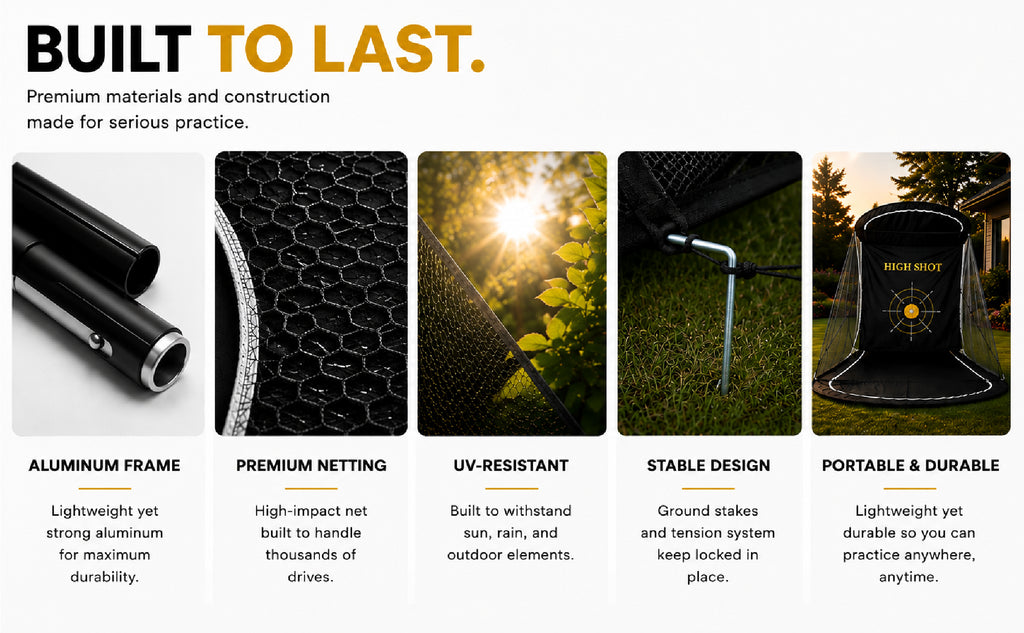 High Shot Golf Training Net