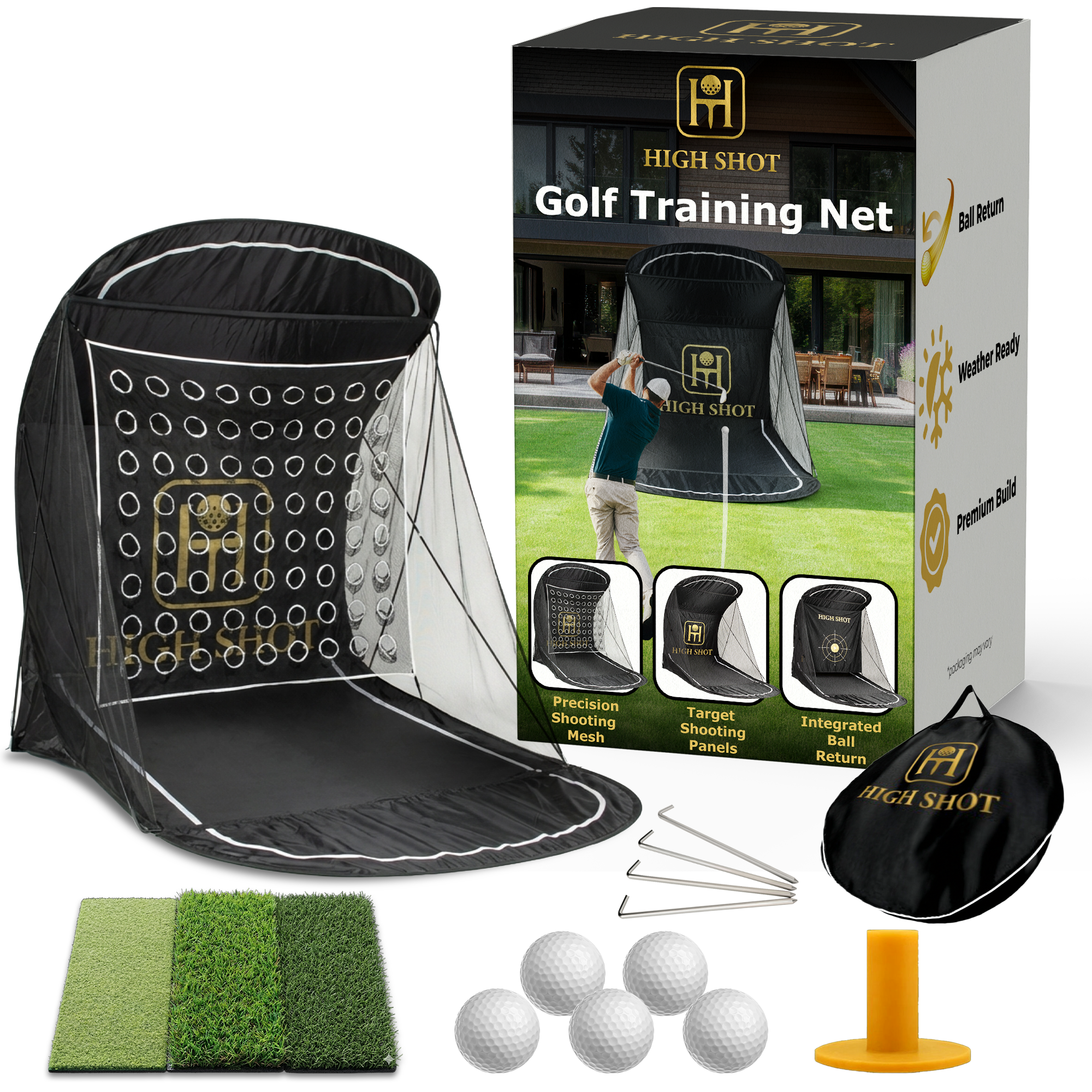 High Shot Golf Training Net